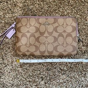 Coach Double Zip Lilac